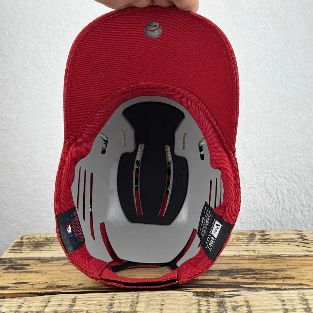 Texas Rangers Hat Cap‎ Strap Back Mens One Size Red White MLB Baseball New Era - Picture 4 of 6